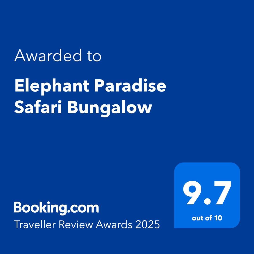 Elephant Paradise Safari Bungalow Udawalawe Eksteriør bilde
